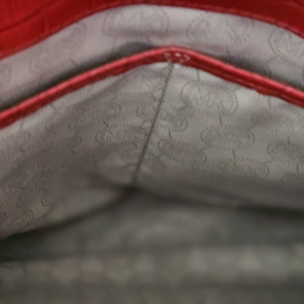 Michael Kors Croc, Shoulder, Red leather‎ bag - Picture 6 of 9